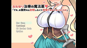 Futanari Remedies [ Hentai Game PornPlay ] Ep.1 curse ring turned that cute blonde into a horny futanari with gigantic cock