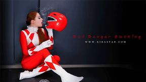 4K Red Ranger Smoking