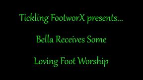 Bella Receives Some Loving Foot Worship