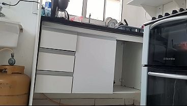 Plumber bangs MILF with big boobs in Brazil