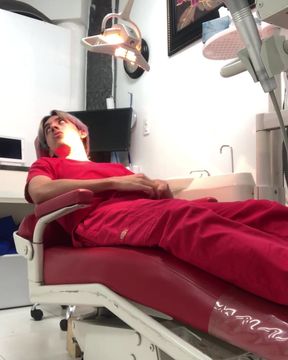 Jerking off at dental clinic pt 1