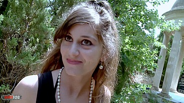 Outdoor fucking with very cute young french petite girl Prisca