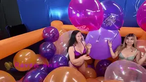 Jules and Raven's Bounce House Sit to Pop