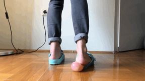 LITTLE COCK DILDO CRUSHED INSIDE SANDAL - MOV Mobile Version
