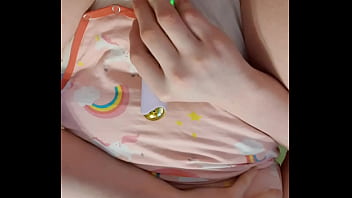 Sophie Wakes Up And Plays With Her Soggy Pissy Diaper