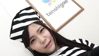 Manami Takashima has adorable g-string underwear on under her costume