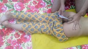 Indian Husband and Wife Enjoying Intimate and Romantic Moments at Home