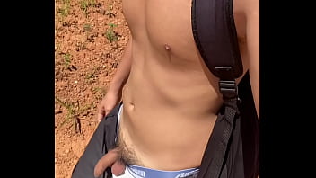 Exposed Hiking (pee on lookout&amp_cum by picnic table)