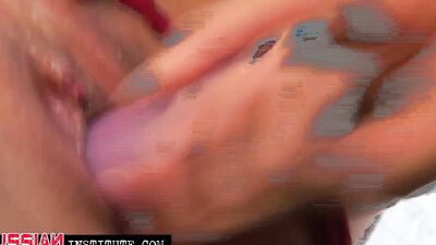 Two amateur babes are rubbing each other's clit in this raw footage