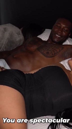 Memorable moment from &quot;My wife&#039;s sister sneaks into our bed to secretly try out my big cock&quot;