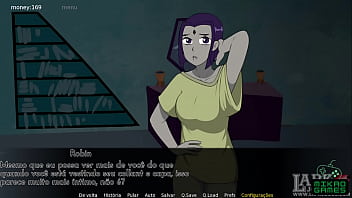 Teen Titans ep 15 Olhando a Bunda e Peitos de Raven sobre a camiseta pequena