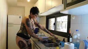 voy a pedir una taza de azucar y la vecina resulto terrible puta