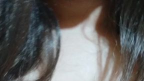 Hot Latina rides huge cock in horny cowgirl ride