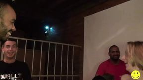 Mature wives enjoy a perverse orgy in a private club