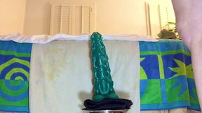 Ruining My Asshole with Hankey's Toys xxl Dildo #2