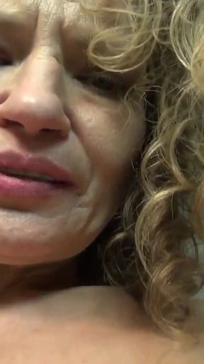 Emotional moment from &quot;AuntJudys - Your Horny 52yo Step-Aunt Tia Rides Your Dick (POV)&quot;
