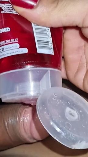 Elizabeth Goes Plays with Gel Pussy
