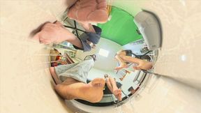 4KANNA YIDE LELE MARTINA stinky feet POV mocking and insulting dwarfs