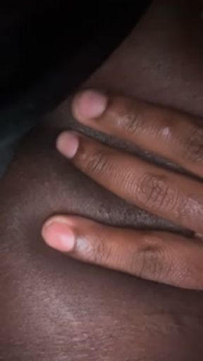 Finger fucking pink pussy and butthole