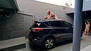 I filmed my friend fucking my husband on top of our car, and he came inside her.