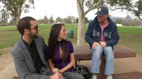 Kortney Kane's Big-Titted Wife Takes a Raging Stud's Cock Deeply Inside Her