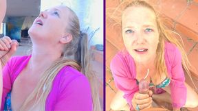 Outdoor POV Blowjob on Vacation in a Secret Ruin - TAKE ME SLO