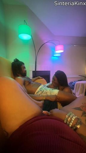 Getting Drained In Front Of My GF