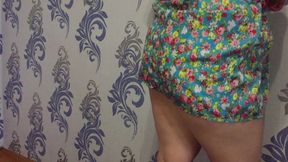 Alice Showed the Body in Front of the Webcam.