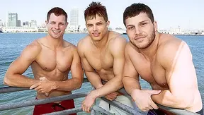 Triple Heat: Jayden Brodie Dean Ignite in Steaming Hot Circle Jerk Madness