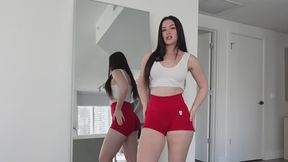 Scrunch Shorts Try On Haul in 4k