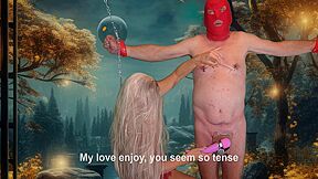 Even With His Balls Crushed My Sissy Manages To Cum