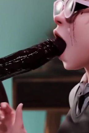 Bald Pussy Judy Gets Anal Fucked and Fingered Until She Squirts, Nerdy Girl Deepthroating BBC