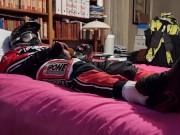 Branlette en tenue intégrale MXGear et Nike