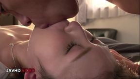 Japan Blow Job Delight: Maya Kato Fingers Pussy Before Hardcore Creampie Action