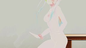 airani lofifteen hentai hololive vtuber undress dance cupid song mmd 3d yellow eyes