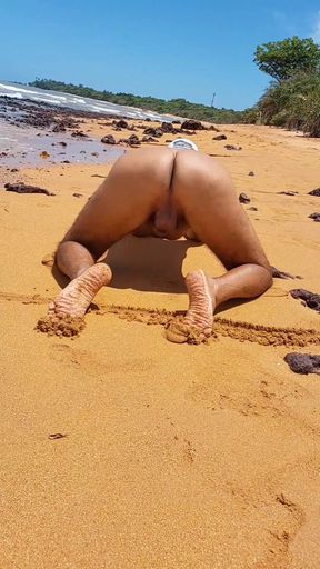 Ladysilva Hot Ass on the Beach