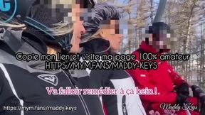 Maddy Keys And Her Friend Offer Sex To A Real Snow Ski Teacher During A Provate Lesson