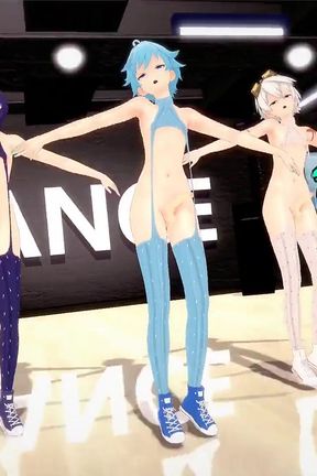 Pop Sex Dance - Genshin Boys (femboy Sex)