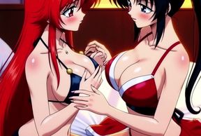 Rias Gremory &amp; Mai Shiranui - Adult Animated Encounter