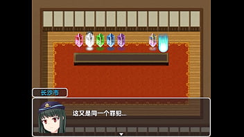 Seductive maid pleases giant 2D cock in anime game