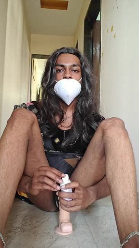 Crossdresser male have good time