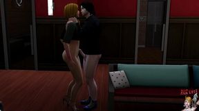 Intense Gym Encounter with Blondes and Brunettes in a Threesome