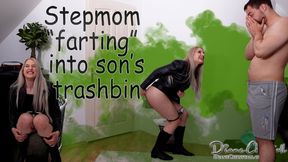 Stepmom farting into your trashbin AGAIN