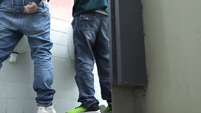 Horny Str8 Guy goes Cruising Toilets University