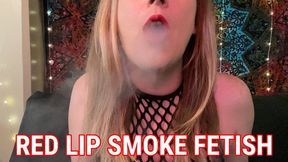 Red Lipstick Smoke Fetish v1178 (HD)