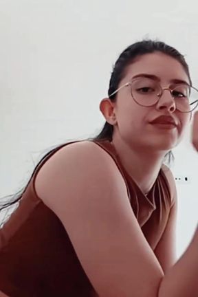 Live Blowjob with Facial Cum Glasses
