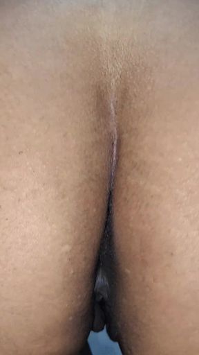 POV Towel Strip: Worshipping Her Hairy Bush & Milking Natural Tits