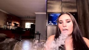 Cuckold Slut Humiliates Her Fag Boy with the Help of Her New Stud