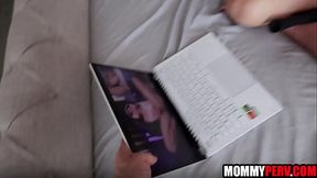 Caught Masturbating By Stepmom