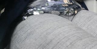 I Show My Tits in the Garden and Then Piss in My Tight Pants
